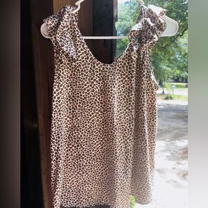 Leopard Print Sleeveless Top